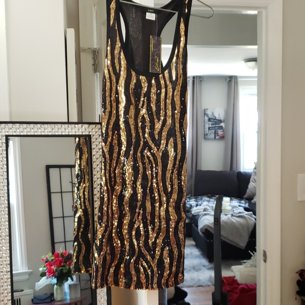 Brand new sequined mini dress
